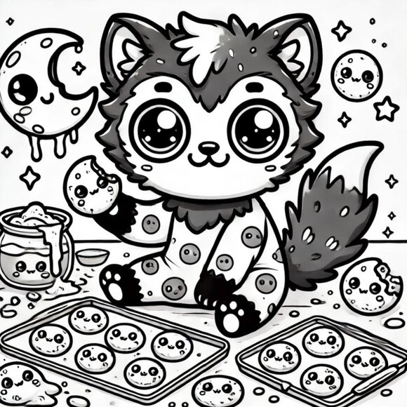 Wickedly Delicious: Monsters in the Kitchen Coloring Book - Picture 2 of 5